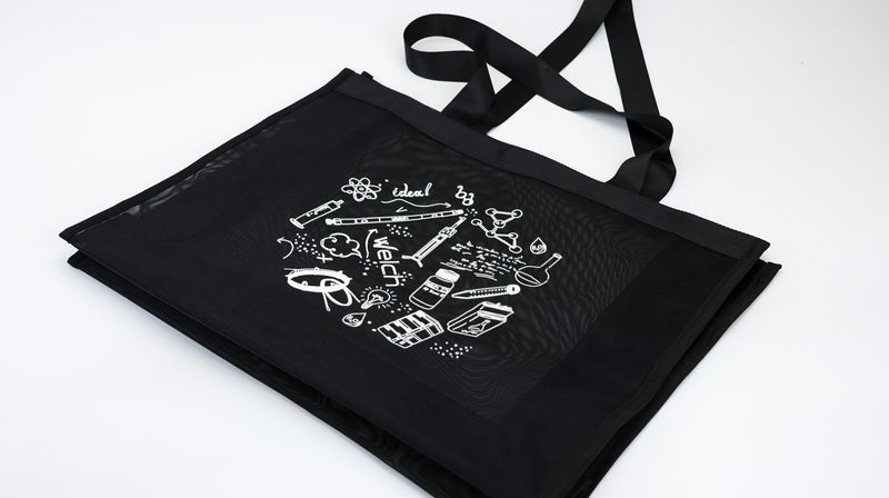 Load image into Gallery viewer, Welch Design Mesh Tote Bag
