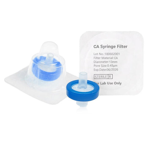 Syringe Filter, CA, Sterile, Dia. 13mm, Pore 0.45μm, 100pcs/pk